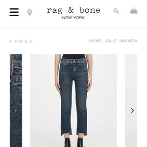Rag & Bone 10 inch cropped
